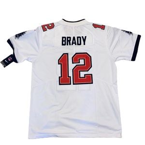 Tom Brady Football Jersey NFL Jersey Tampa Bay Buccaneers 12 Away Jersey
